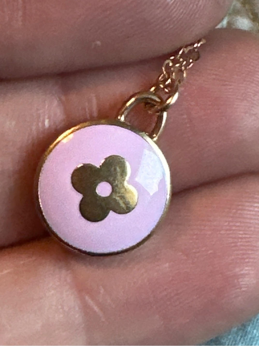 Authentic Louis Vuitton Repurposed Purple Pastilles Blossom Necklace - Picture 5 of 5